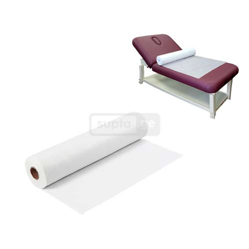 Disposable Fiber Bed Roll White 60cm*100m